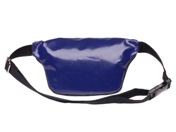 BLUE HIP BAG FLORAL FANTASY MADE OF LORRY TARPAULIN FLEX MODEL. - Limited Edition Paul Meccanico