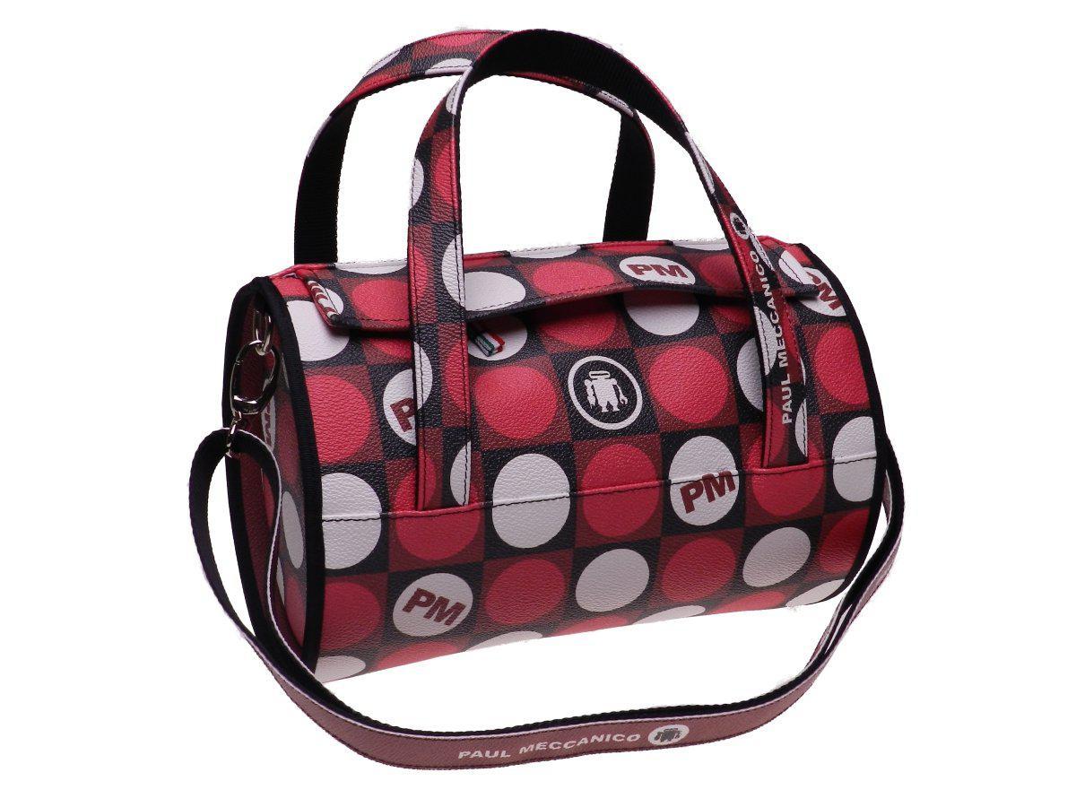 BOSTON BAG PAUL MECCANICO IN HAMMERED ECOLOGICAL LEATHER. MODEL MINI CERCLES FANTASY. - Unique Pieces Paul Meccanico