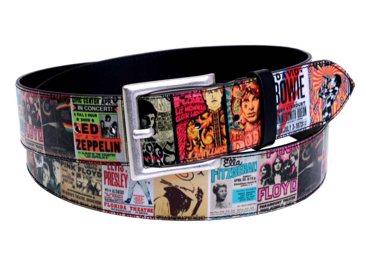 MEN'S BELT "ROCK BAND" MADE OF LORRY TARPAULIN. - Unique Pieces Paul Meccanico