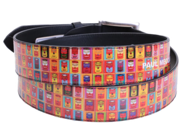 MEN'S BELT "CANS" MADE OF LORRY TARPAULIN. - Unique Pieces Paul Meccanico