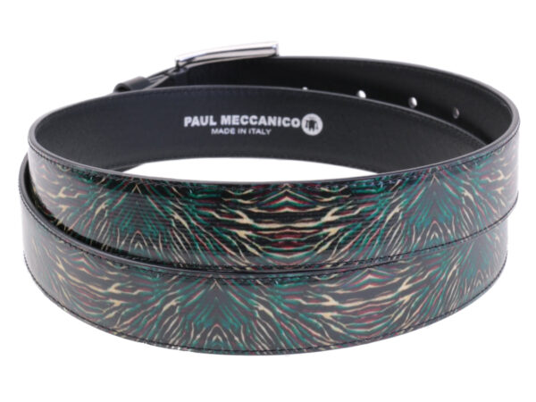 WOMEN'S BELT CAMOUFLAGE FANTASY MADE OF LORRY TARPAULIN.