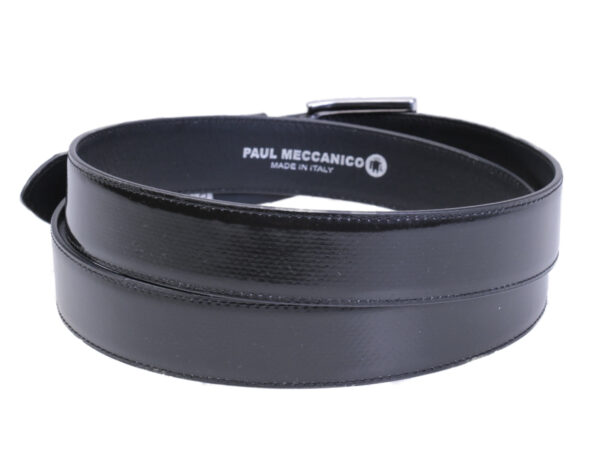 ...BLACK WOMAN'S BELT MADE OF LORRY TARPAULIN. - Unique Pieces Paul Meccanico