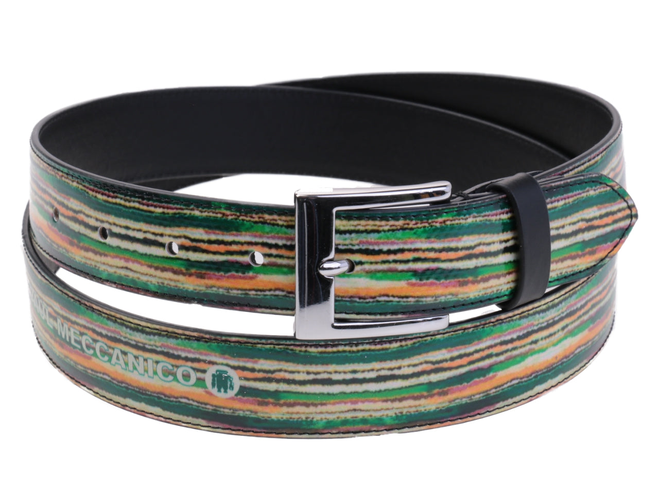 MULTICOLOUR WOMEN'S BELT SFUMATO FANTASY MADE OF LORRY TARPAULIN.