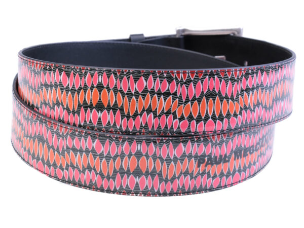 MEN'S BELT AFRO FANTASY MADE OF LORRY TARPAULIN. - Unique Pieces Paul Meccanico