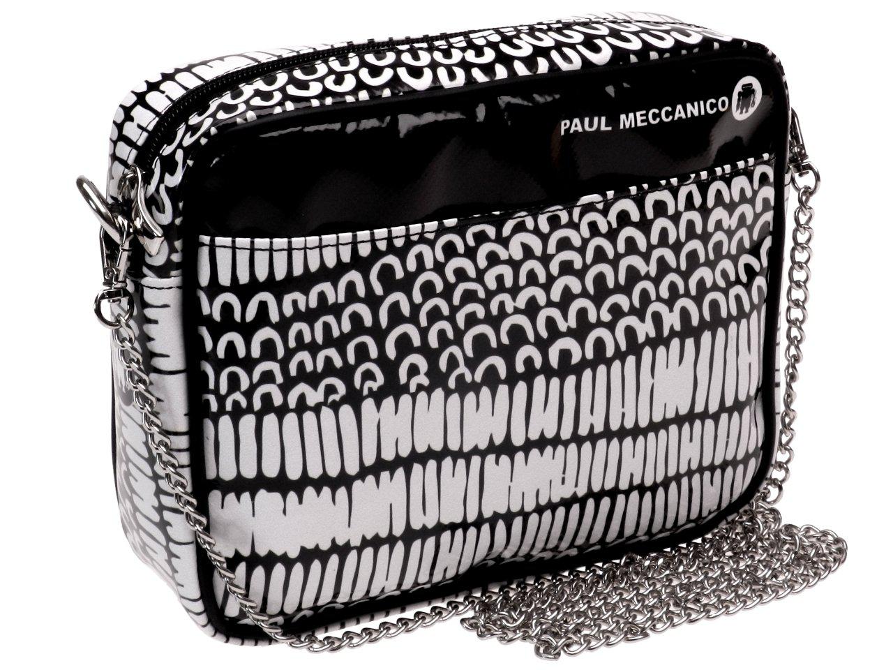 CLUTCH BLACK AND WHITE FANTASY. PARK MODEL MADE OF LORRY TARPAULIN. - Limited Edition Paul Meccanico