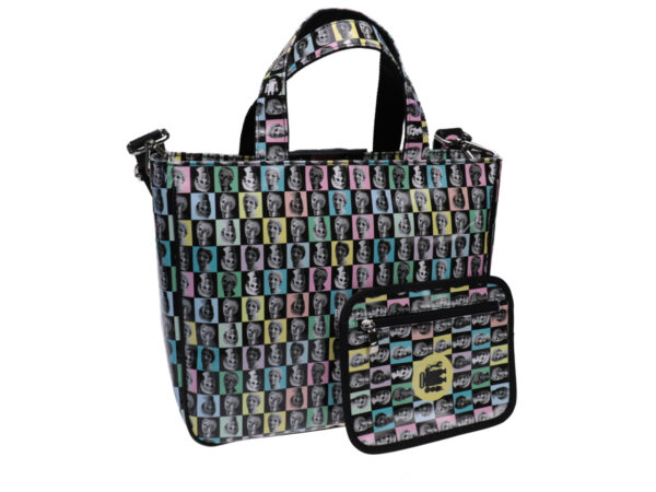 TOTE BAG MULTICOLOUR "ART STYLE". MODEL GLAM MADE OF LORRY TARPAULIN. - Unique Pieces Paul Meccanico