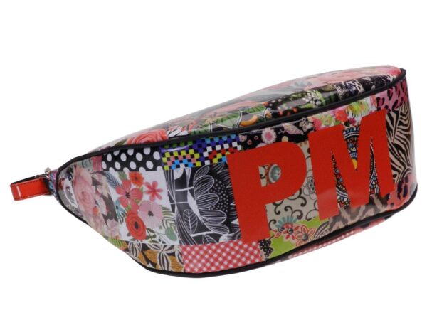HALF-MOON BAG PATCHWORK FANTASY. SPLIT MODEL MADE OF LORRY TARPAULIN. - Limited Edition Paul Meccanico