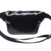 HIP BAG DARK GREEN AND BLACK COLOURS GEOMETRIC FANTASY MADE OF LORRY TARPAULIN FLEX MODEL. - Limited Edition Paul Meccanico
