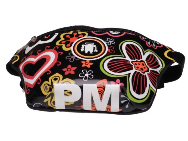 HIP BAG POP STYLE FLORAL FANTASY MADE OF LORRY TARPAULIN FLEX MODEL. - Limited Edition Paul Meccanico
