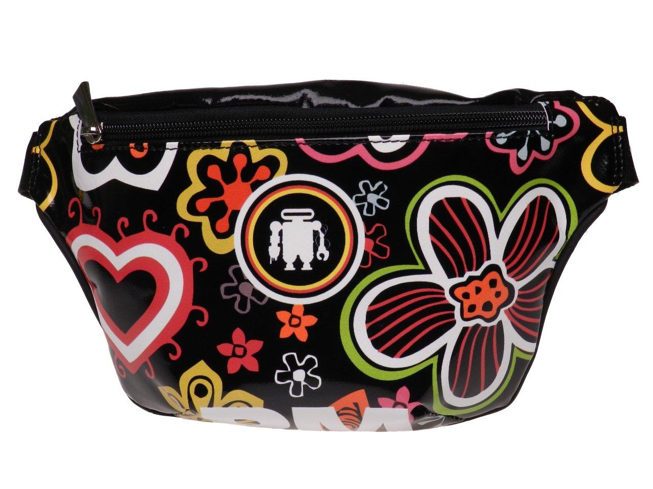 HIP BAG POP STYLE FLORAL FANTASY MADE OF LORRY TARPAULIN FLEX MODEL. - Limited Edition Paul Meccanico