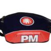 HIP BAG RED AND BLUE COLOURS MADE OF LORRY TARPAULIN FLEX MODEL. - Limited Edition Paul Meccanico