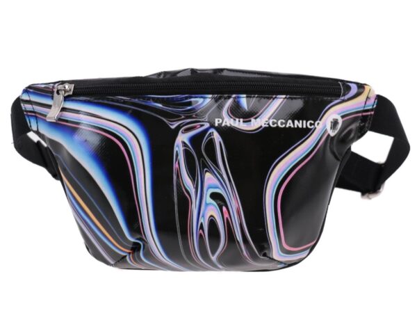 WAIST BAG WITH TIE DYE FANTASY. MODEL FLEX MADE OF LORRY TARPAULIN. - Limited Edition Paul Meccanico