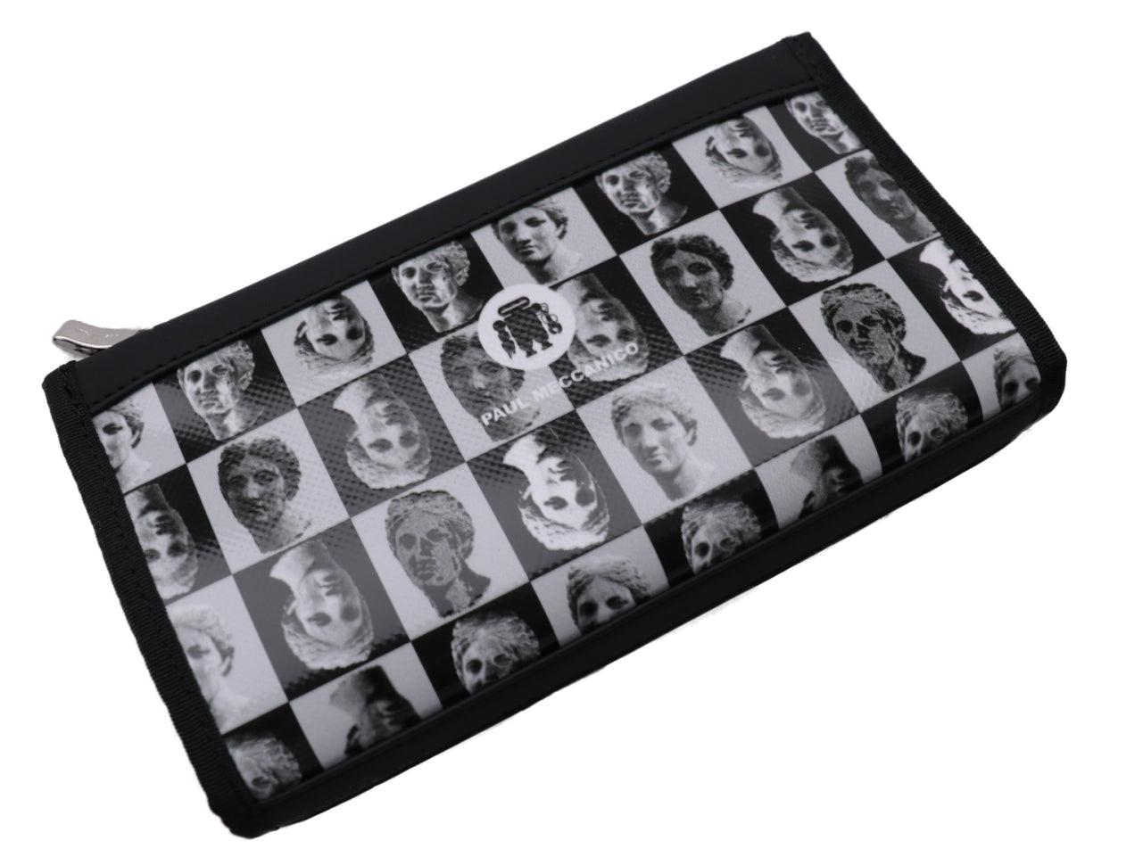 LARGE WOMEN'S WALLET "ART STYLE". PIT MODEL MADE OF LORRY TARPAULIN. - Limited Edition Paul Meccanico