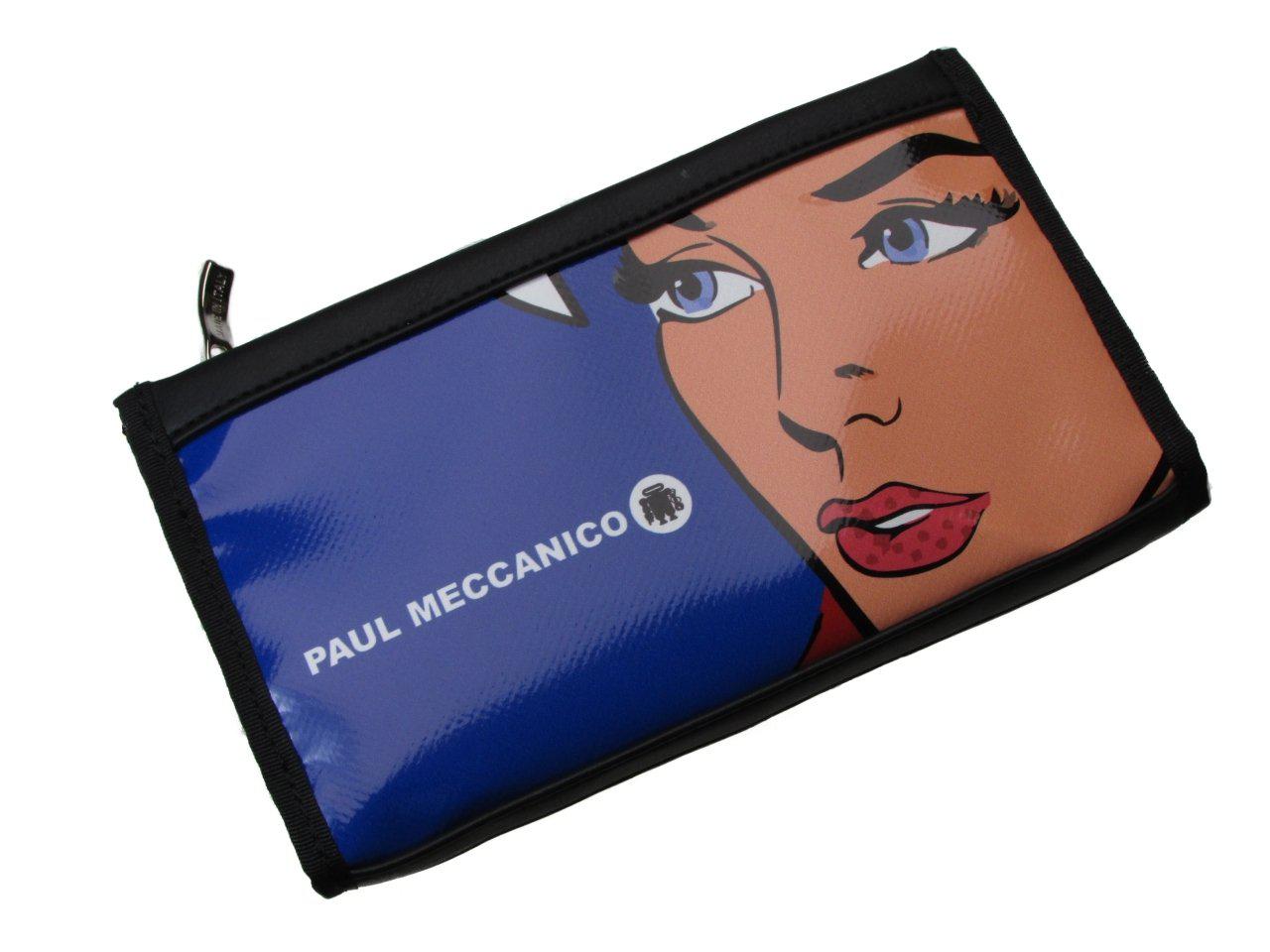 LARGE WOMEN'S WALLET CARTOON STYLE. PIT MODEL MADE OF LORRY TARPAULIN. - Paul Meccanico