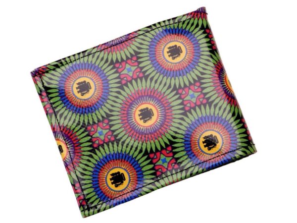 MAN WALLET GREEN COLOUR OPTICAL FANTASY. CRIK MODEL MADE OF LORRY TARPAULIN. - Limited Edition Paul Meccanico