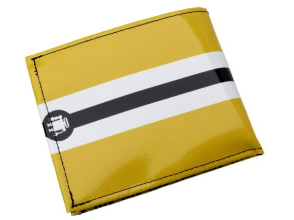 MAN WALLET YELLOW COLOUR. CRIK MODEL MADE OF LORRY TARPAULIN. - Paul Meccanico