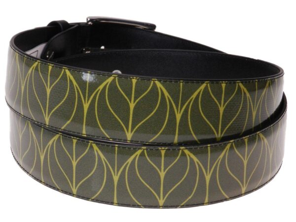 MAN'S BELT GREEN COLOUR MADE OF LORRY TARPAULIN. - Paul Meccanico
