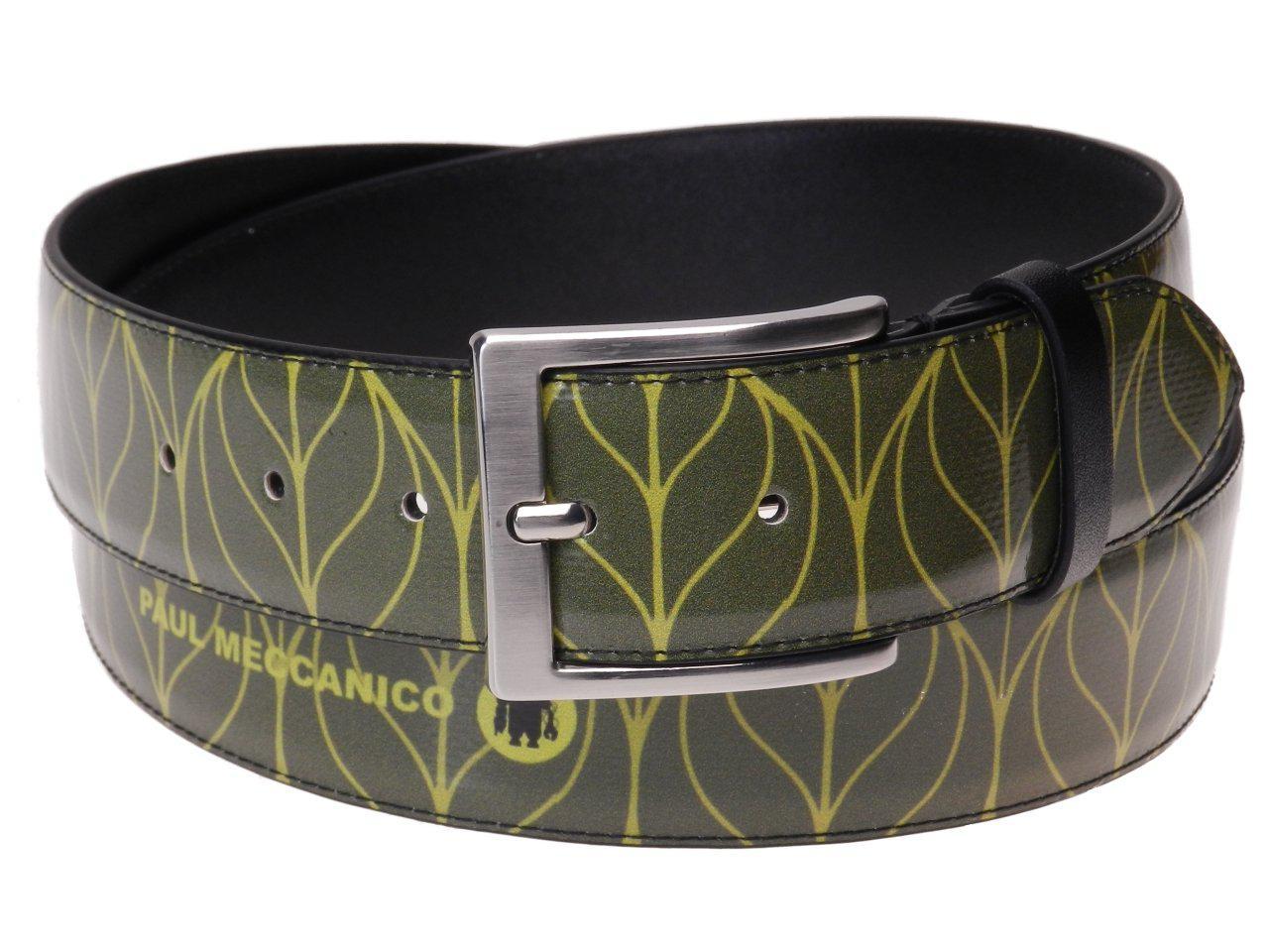 MAN'S BELT GREEN COLOUR MADE OF LORRY TARPAULIN. - Paul Meccanico
