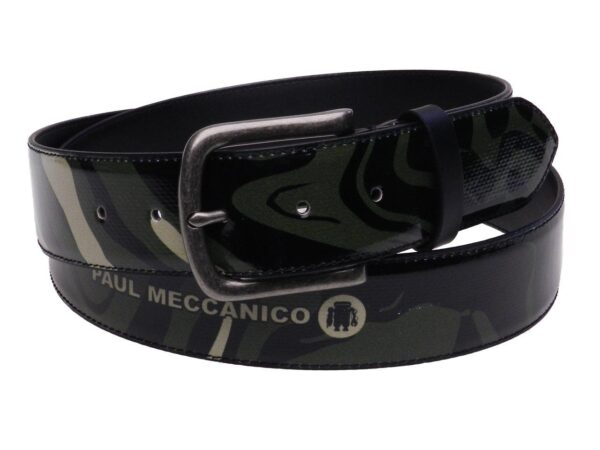 MAN'S BELT MIMETIC FANTASY MADE OF LORRY TARPAULIN. - Paul Meccanico