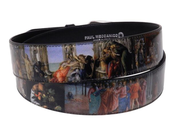 MAN'S BELT OLD PICTURE STYLE MADE OF LORRY TARPAULIN. - Paul Meccanico