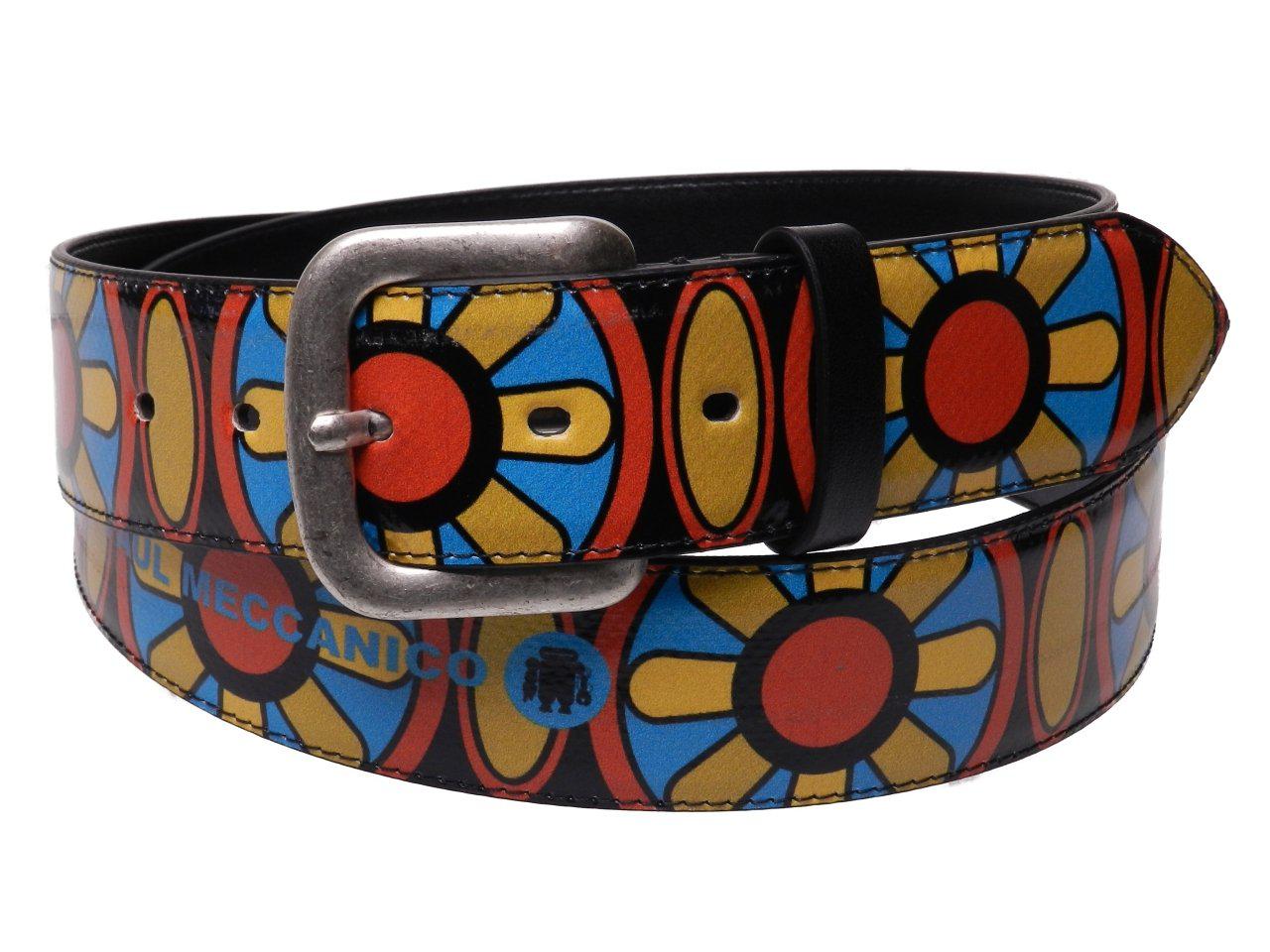MAN'S BELT OR WOMAN'S BELT MAJOLICA FANTASY MADE OF LORRY TARPAULIN. - Paul Meccanico
