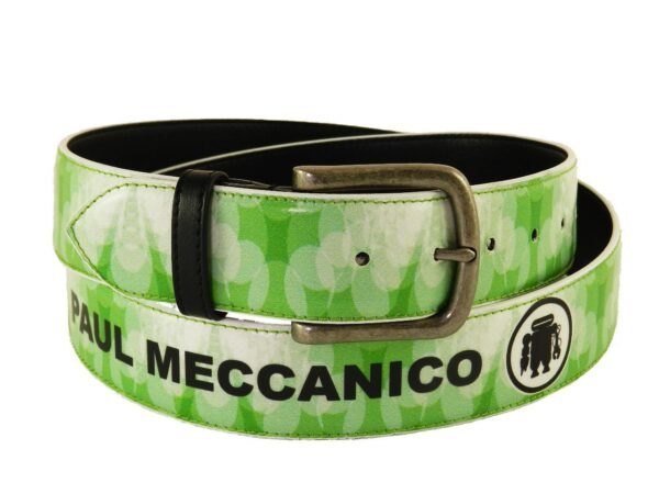 MAN'S BELT PAUL MECCANICO. COLOUR GREEN. - Unique Pieces Paul Meccanico