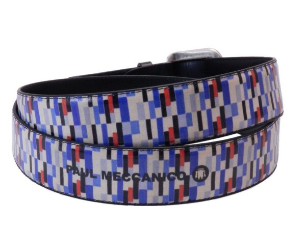MAN'S BELT PAUL MECCANICO GEOMETRIC FANTASY - Paul Meccanico