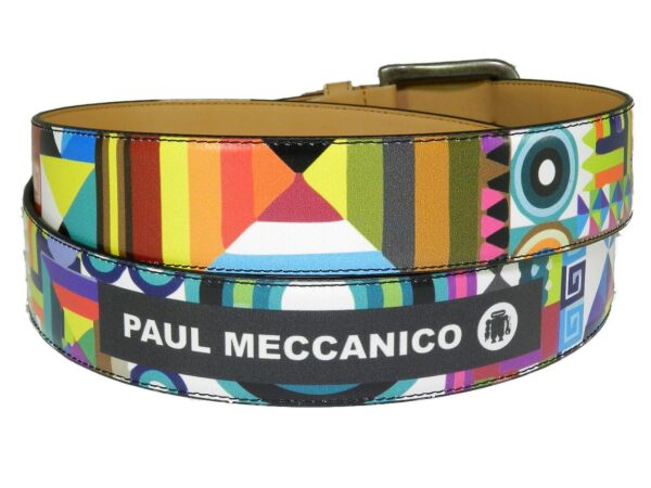 MAN'S BELT PAUL MECCANICO. MULTICOLOR ETHNIC FANTASY. - Paul Meccanico
