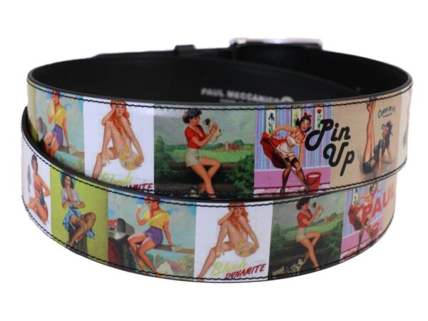 MAN'S BELT PIN UP STYLE MADE OF LORRY TARPAULIN. - Unique Pieces Paul Meccanico