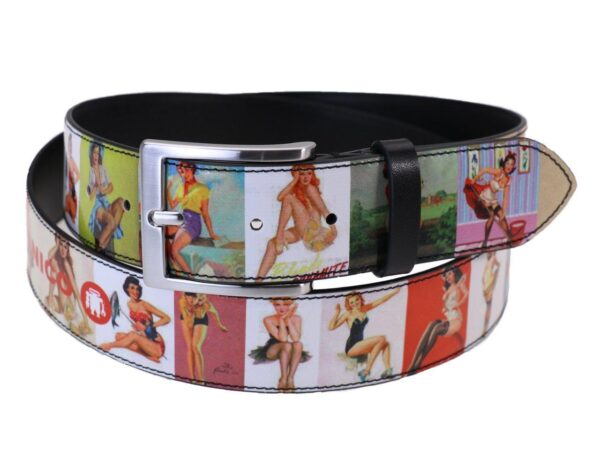 MAN'S BELT PIN UP STYLE MADE OF LORRY TARPAULIN. - Unique Pieces Paul Meccanico