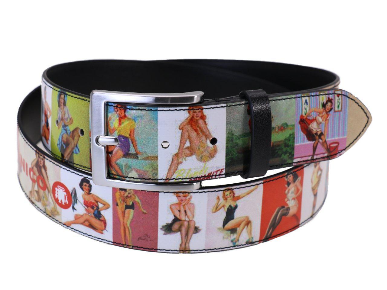 MAN'S BELT PIN UP STYLE MADE OF LORRY TARPAULIN. - Unique Pieces Paul Meccanico