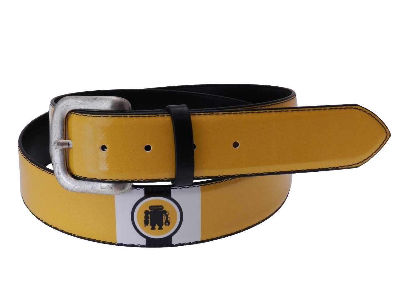 MAN'S BELT YELLOW COLOUR. - Paul Meccanico