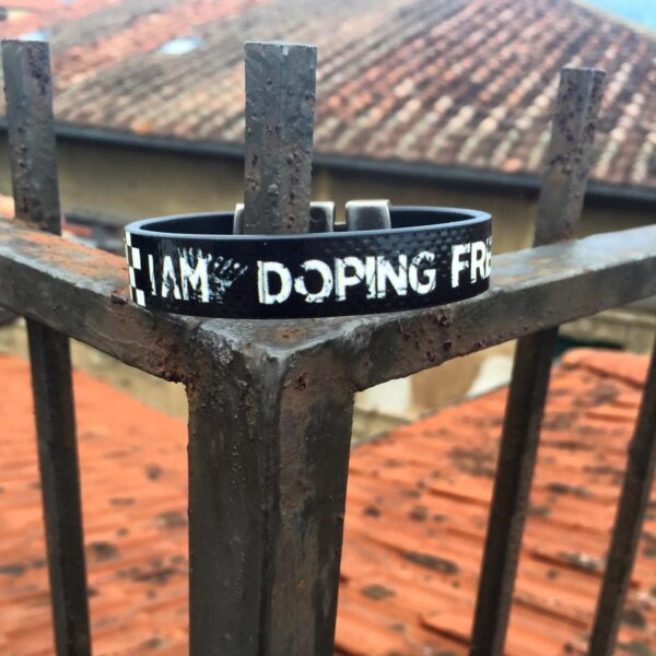 MAN'S BRACELET I AM DOPING FREE BY PAUL MECCANICO WITH CHESS FANTASY. - Limited Edition Paul Meccanico