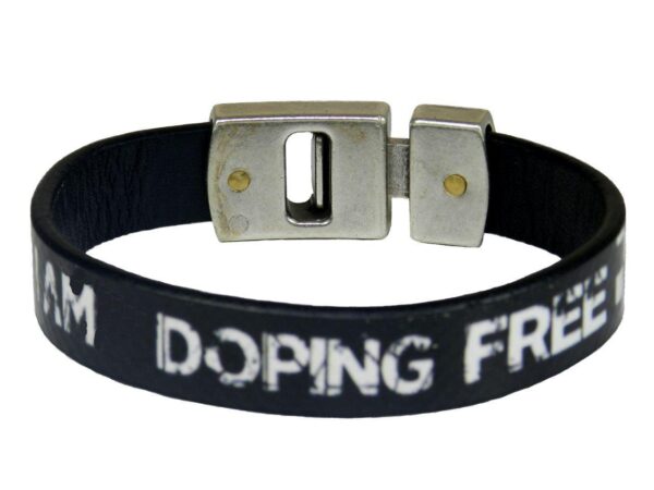 MAN'S BRACELET I AM DOPING FREE BY PAUL MECCANICO WITH CHESS FANTASY. - Limited Edition Paul Meccanico