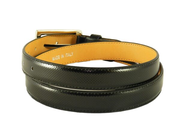 MAN'S OR WOMAN'S BELT PAUL MECCANICO. COLOUR BLACK. - Paul Meccanico