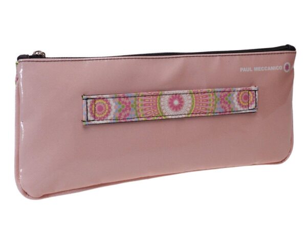 MAXI POCHETTE LIGHT PINK COLOUR MAJOLICA FANTASY. RIBELLA MODEL MADE OF LORRY TARPAULIN. - Unique Pieces Paul Meccanico