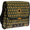 MAXI SHOULDER BAG GREEN YELLOW AND BLACK COLOURS GEOMETRIC FANTASY BREAK MODEL MADE OF LORRY TARPAULIN - Unique Pieces Paul Meccanico