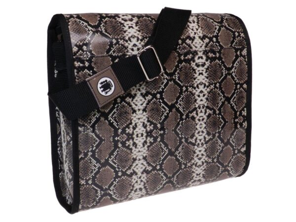 CROSSBODY BAG PYTHON FANTASY. MODEL BREAK MADE OF LORRY TARPAULIN. - Unique Pieces Paul Meccanico