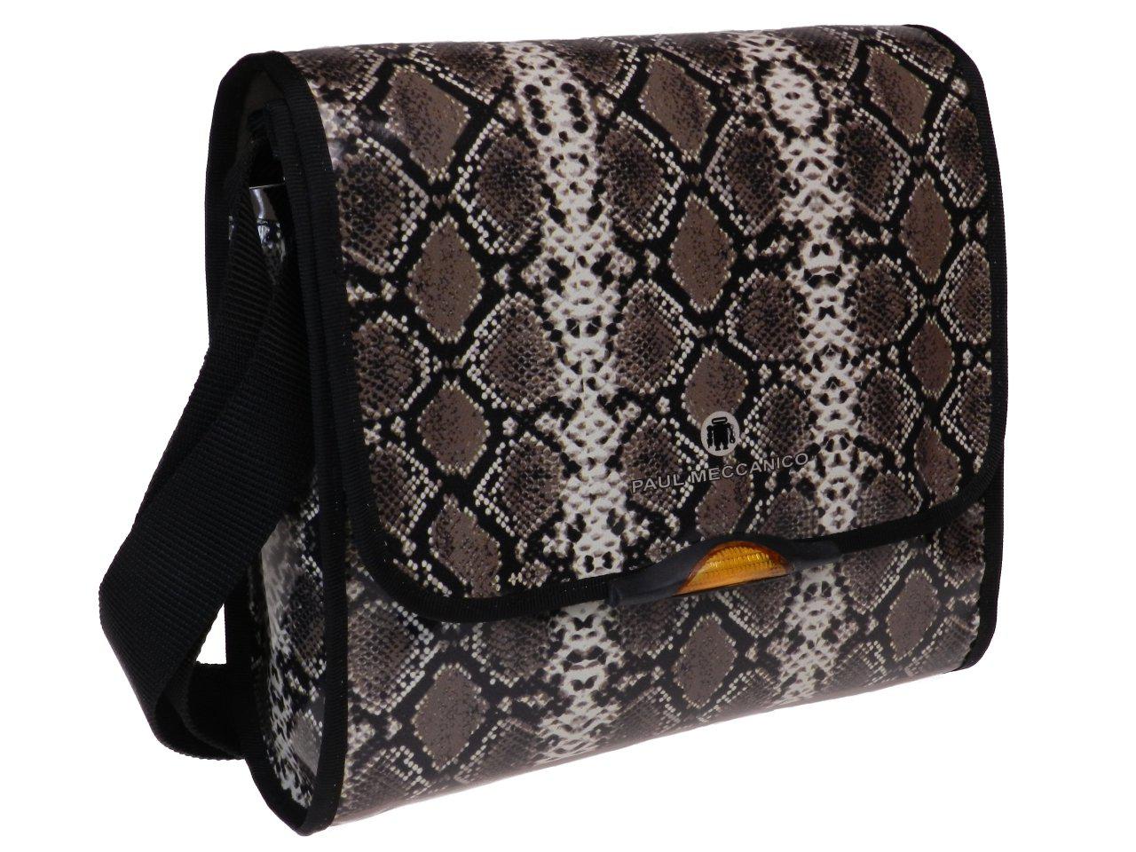 CROSSBODY BAG PYTHON FANTASY. MODEL BREAK MADE OF LORRY TARPAULIN. - Unique Pieces Paul Meccanico