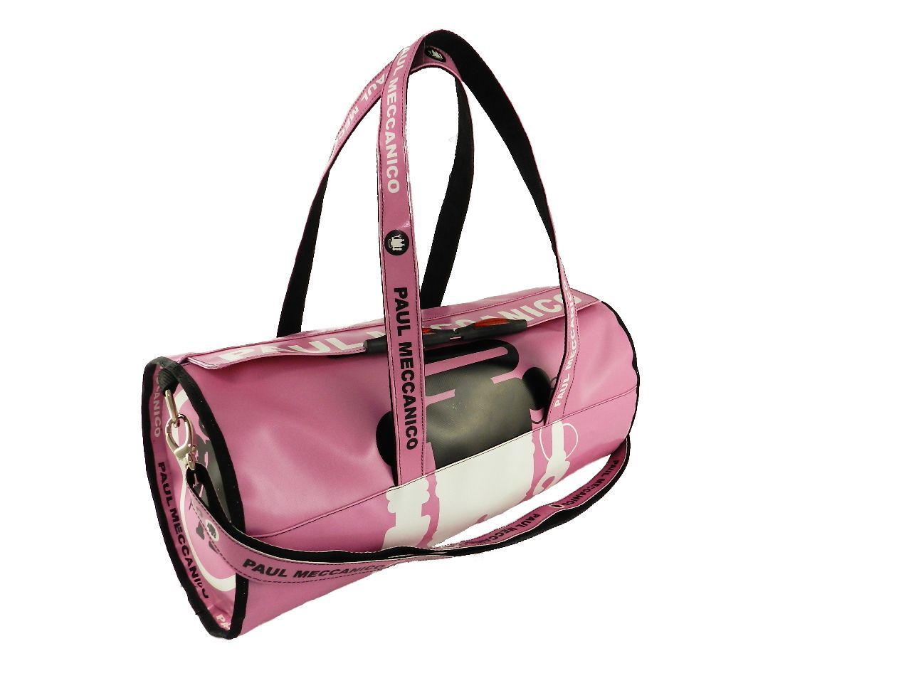 MAXI TOTE BAG FOR GYM OR FOR SHORT TRIPS. MODEL ROLLING COLOUR PINK. - Unique Pieces Paul Meccanico