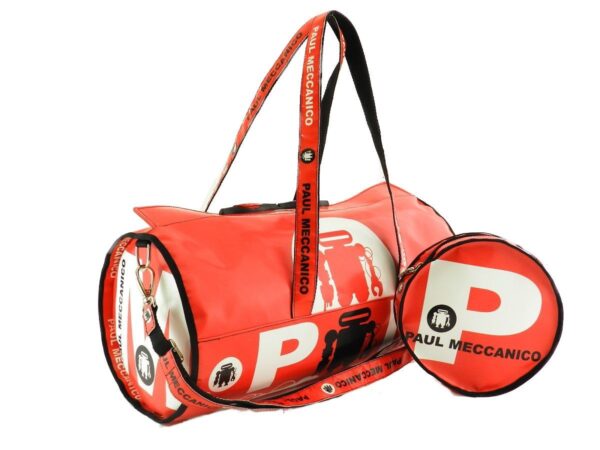 MAXI TOTE BAG FOR THE GYM OR FOR SHORT TRIPS. MODEL ROLLING COLOUR RED. - Unique Pieces Paul Meccanico