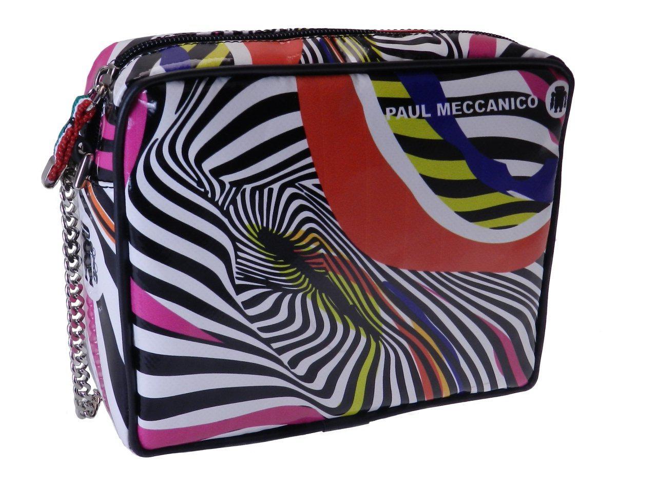 MULTICOLOR CLUTCH ANIMAL PATTERN. PARK MODEL MADE OF LORRY TARPAULIN. - Limited Edition Paul Meccanico