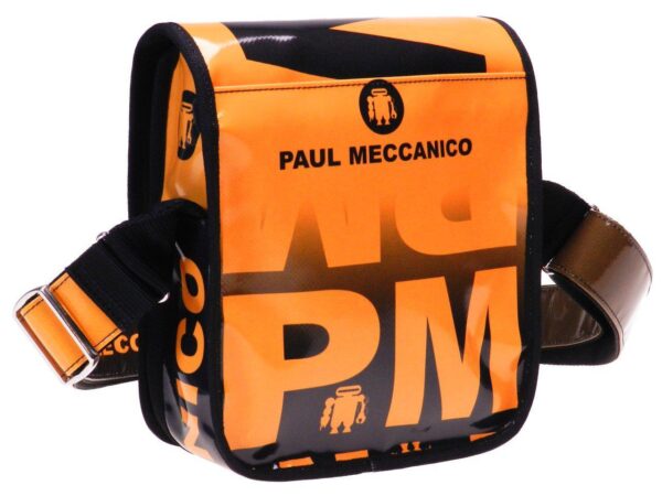 ORGANIZER SHOULDER BAG LETTERING FANTASY YELLOW COLOR. MIPOK MODEL BY PAUL MECCANICO. - Unique Pieces Paul Meccanico
