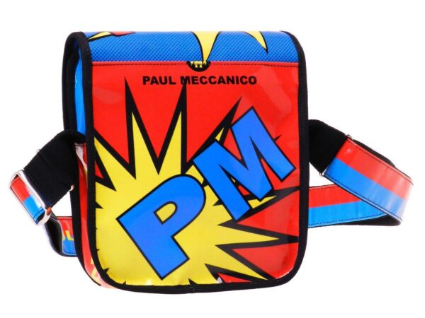 ORGANIZER SHOULDER BAG PAUL MECCANICO. MIPOK MODEL CARTOON STYLE. - Unique Pieces Paul Meccanico