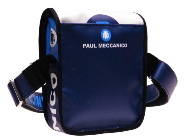 ORGANIZER SHOULDER BAG PAUL MECCANICO. MIPOK MODEL COLOURS BLUE AND WHITE. - Unique Pieces Paul Meccanico