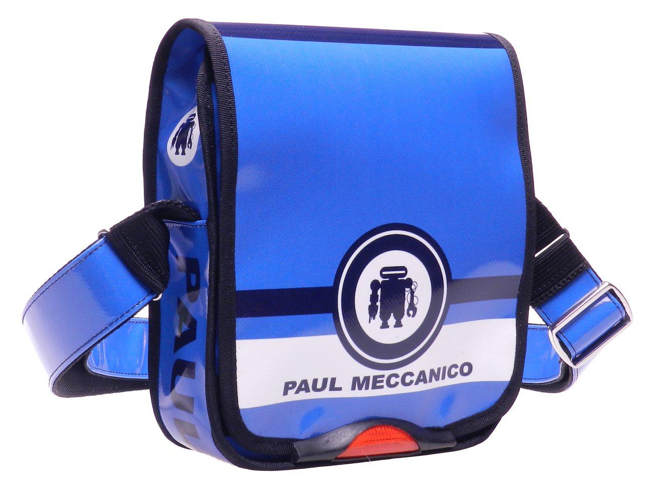 ORGANIZER SHOULDER BAG PAUL MECCANICO. MIPOK MODEL LIGHT BLUE COLOUR. - Unique Pieces Paul Meccanico