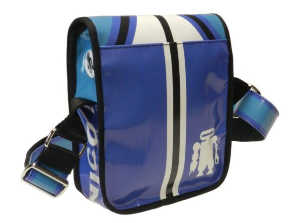 ORGANIZER SHOULDER BAG PAUL MECCANICO. MODEL MIPOK BLUE AND LIGHT BLUE COLOURS. - Unique Pieces Paul Meccanico