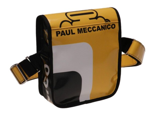 ORGANIZER SHOULDER BAG PAUL MECCANICO. MODEL MIPOK YELLOW COLOUR. - Unique Pieces Paul Meccanico