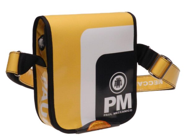 ORGANIZER SHOULDER BAG PAUL MECCANICO. MODEL MIPOK YELLOW COLOUR. - Unique Pieces Paul Meccanico