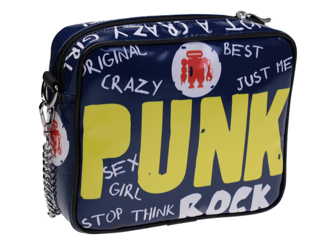 BLUE CLUTCH FUCK THE REST. PARK MODEL MADE OF LORRY TARPAULIN. - Limited Edition Paul Meccanico